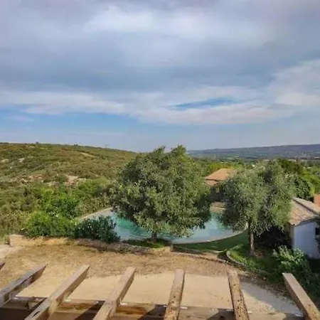 10 P Piscine Lagon Avec Vue Epoustouflante Proche Uzes Saint-Maximin (Gard)