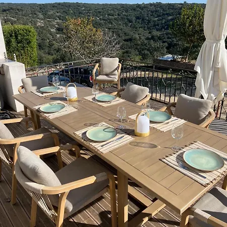 10 P Piscine Lagon Avec Vue Epoustouflante Proche Uzes Vila *