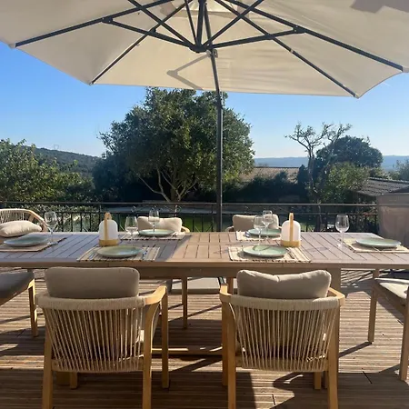 10 P Piscine Lagon Avec Vue Epoustouflante Proche Uzes *