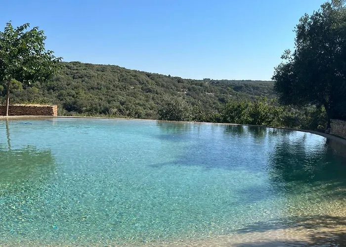 别墅 10 P Piscine Lagon Avec Vue Epoustouflante Proche Uzes Saint-Maximin (Gard)